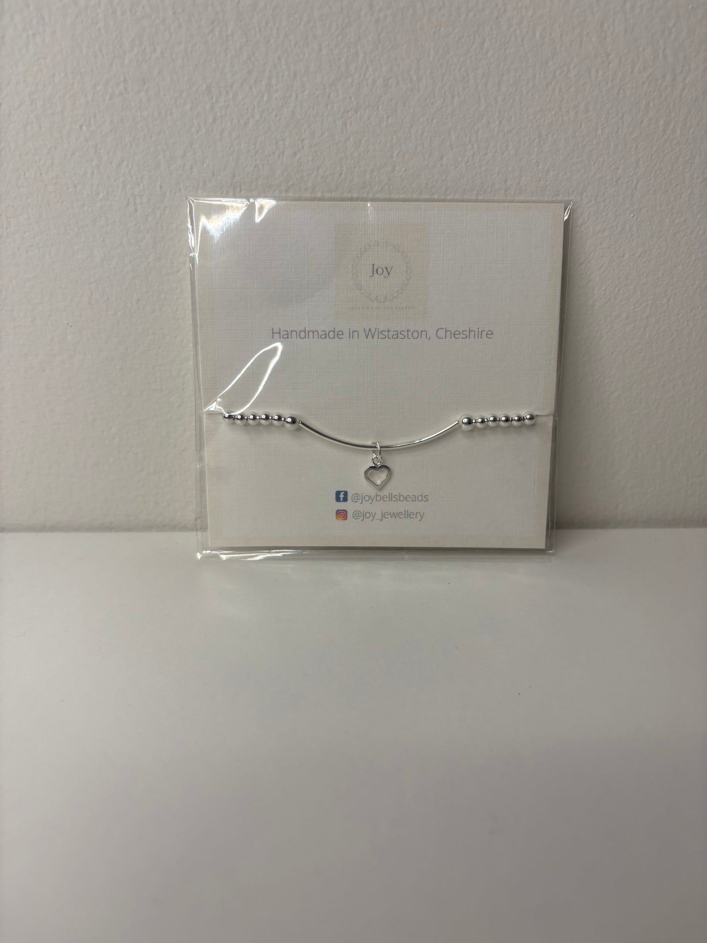 Bar with Heart Bracelet