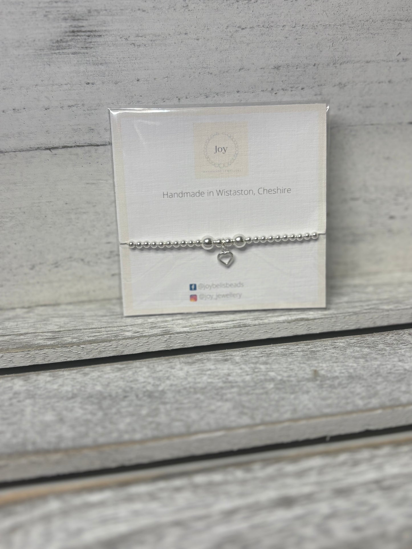 Silver Heart Bracelet