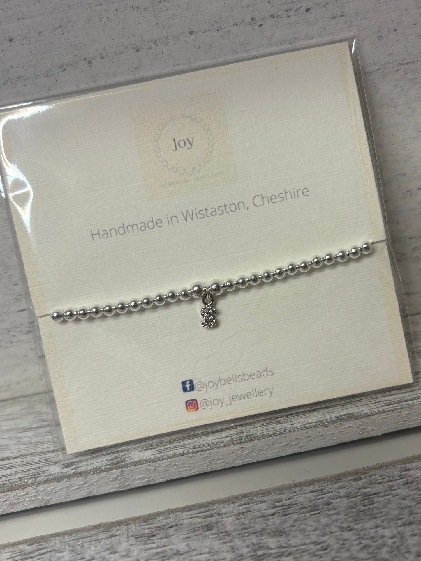 Initial "S" Bracelet