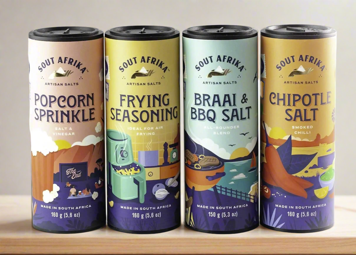 Sout Afrika Seasoning Salts Gift Set (4 Cans)
