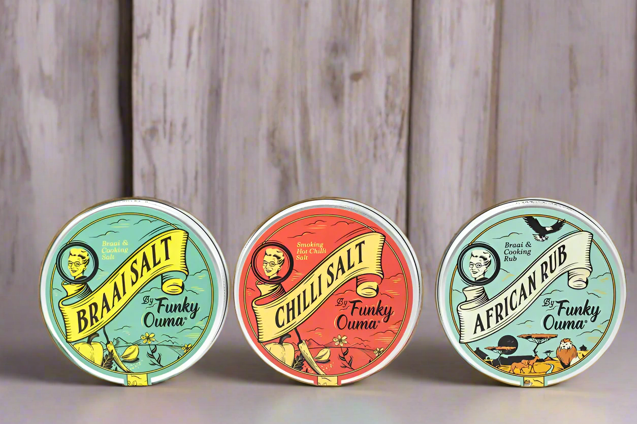 Funky Ouma Travel Seasoning Kit (3 Tin)