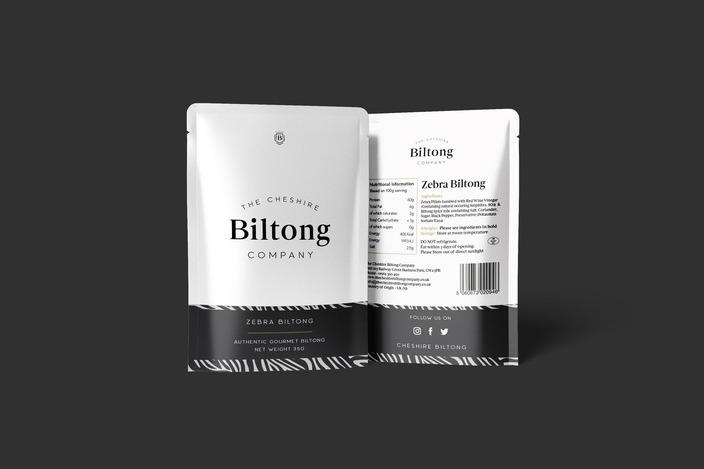 5 Pack Best of Both Game and Beef Biltong Selection Box
