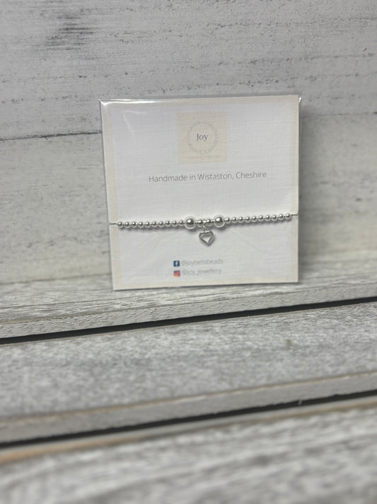 Silver Heart Bracelet