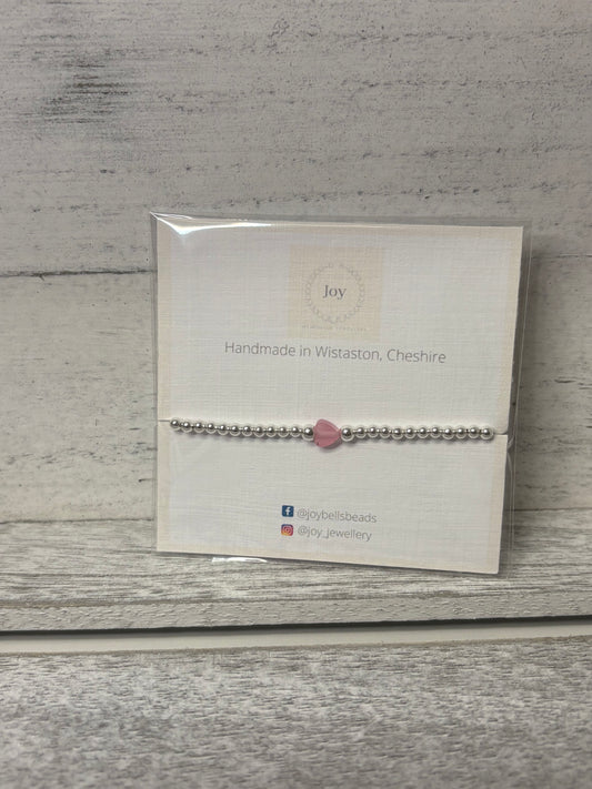 Rose Heart Bracelet